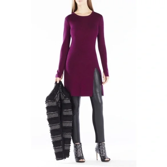 pearl trimmed knit dress Black Pearl Trim Knit Midi Dress